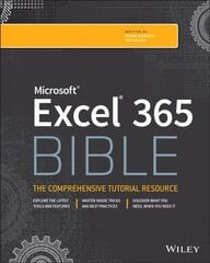 Microsoft Excel 365 Bible 2nd Edition цена и информация | Книги по экономике | pigu.lt