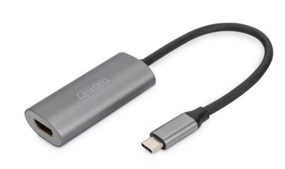 Digitus USB-C - HDMI kaina ir informacija | Adapteriai, USB šakotuvai | pigu.lt