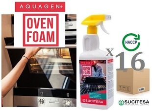 Aquagen Oven Foam orkaičių valymo putos, 1Lx16vnt. цена и информация | Очистители | pigu.lt