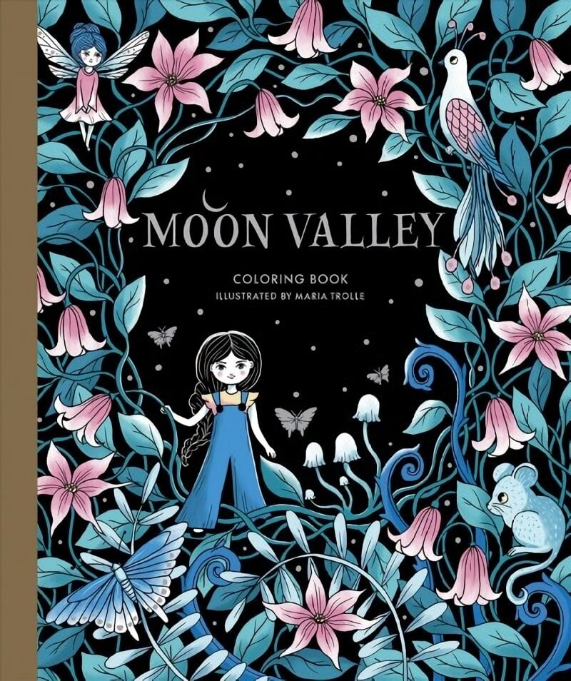 Moon Valley Coloring Book kaina ir informacija | Knygos apie meną | pigu.lt