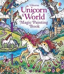 Unicorn World Magic Painting Book цена и информация | Книги для самых маленьких | pigu.lt