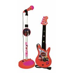 Muzikinis gitaros ir mikrafono rinkinys Lady Bug, raudona kaina ir informacija | Žaislai mergaitėms | pigu.lt