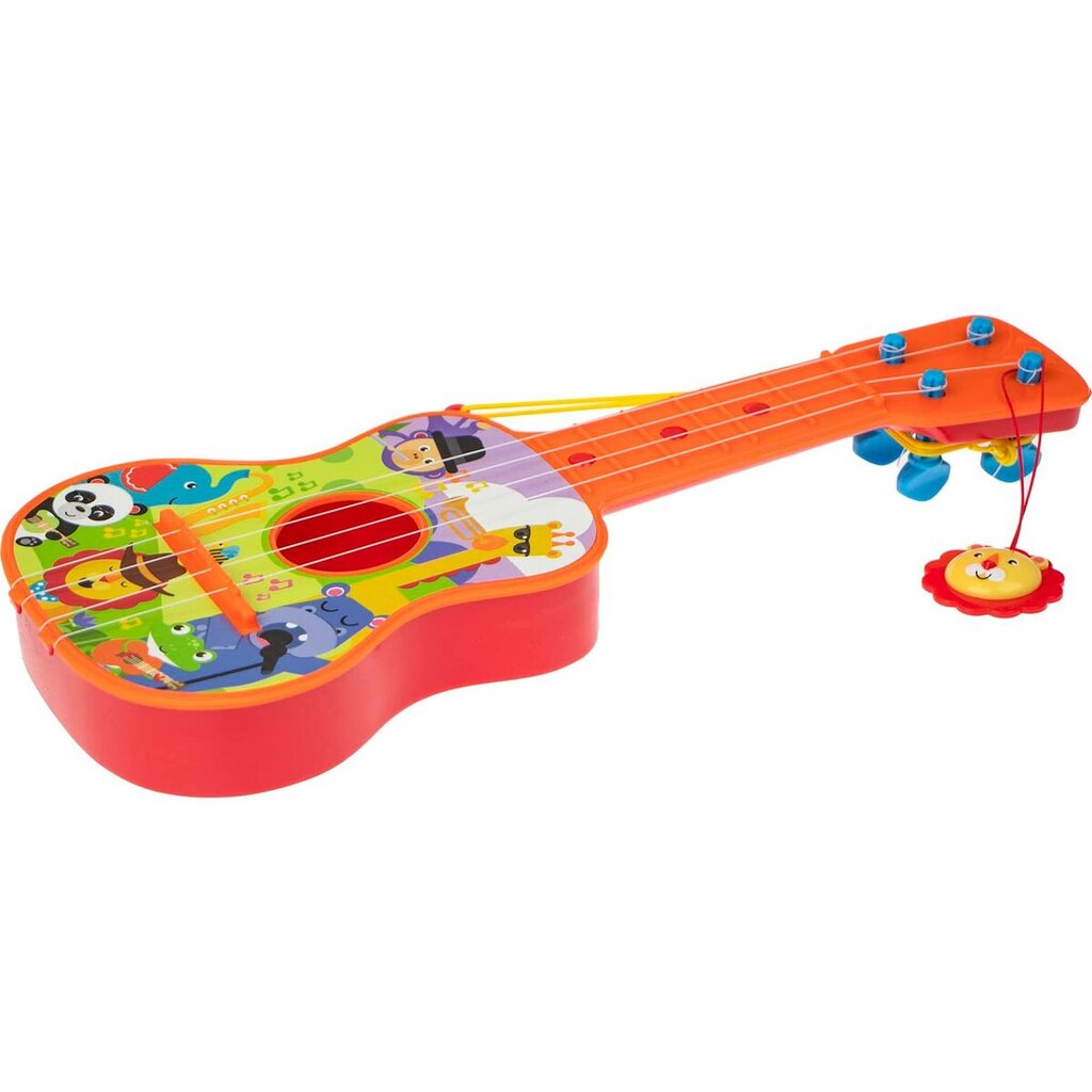 Kūdikių gitara Fisher Price gyvūnai kaina ir informacija | Lavinamieji žaislai | pigu.lt