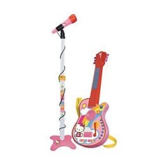 Музыкальный набор гитара, микрофон Hello Kitty розовый цена и информация | Игрушки для девочек | pigu.lt