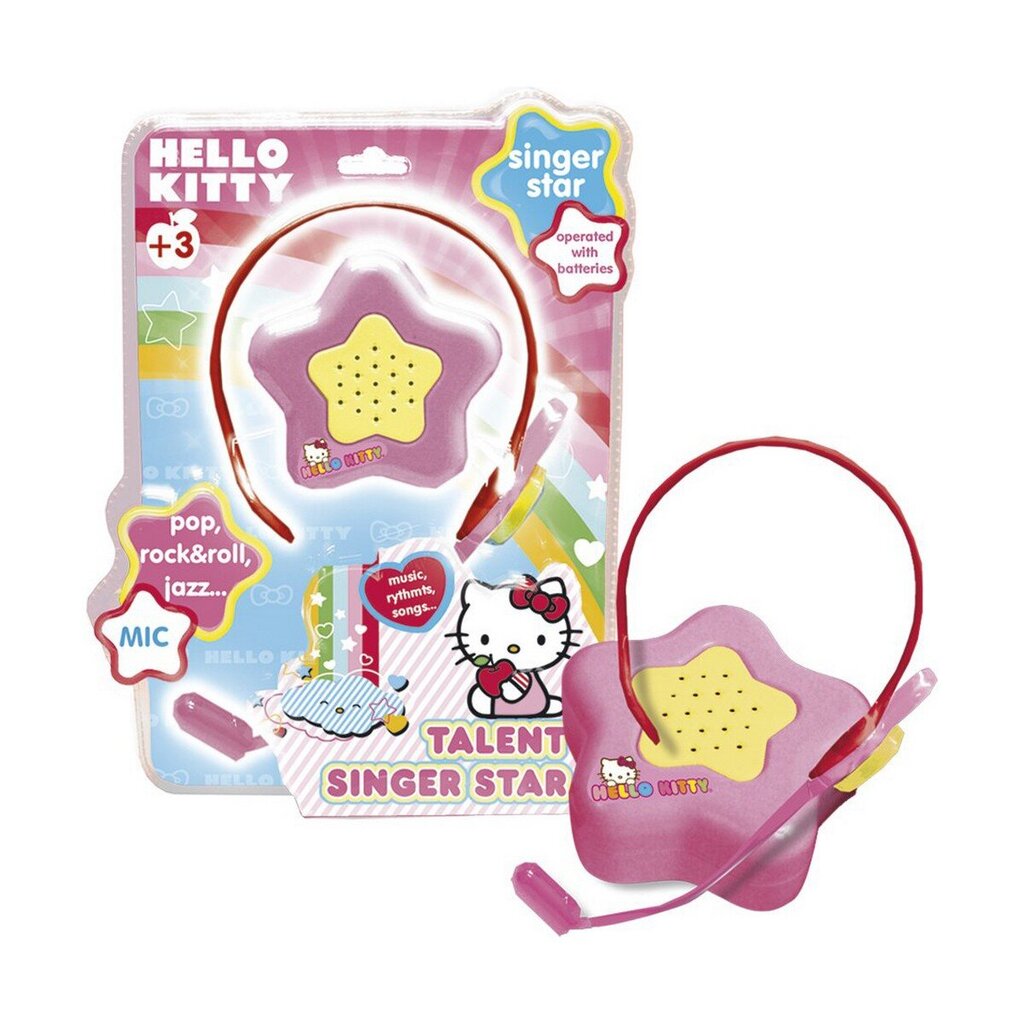 Karaokė mikrofonas Hello Kitty, Rožinė цена и информация | Lavinamieji žaislai | pigu.lt