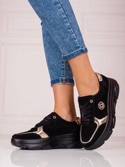 Kedai moterims Shelovet POL79465, juodi цена и информация | Спортивная обувь, кроссовки для женщин | pigu.lt