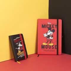 Записная книжка Mickey Mouse, чёрная, A6 цена и информация | Тетради и бумажные товары | pigu.lt