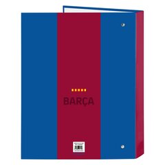 Žiedinis segtuvas F.C. Barcelona, A4, 26.5 x 33 x 4 cm., kaštoninė, tamsiai mėlyna kaina ir informacija | Kanceliarinės prekės | pigu.lt