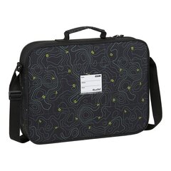 Школьный портфель BlackFit8 Topography, чёрный / зеленый  цена и информация | Рюкзаки и сумки | pigu.lt