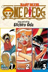 One Piece (Omnibus Edition), Vol. 1: Includes vols. 1, 2 & 3 Omnibus ed, 1, East Blue 1-2-3, 3-in-1 Edition kaina ir informacija | Fantastinės, mistinės knygos | pigu.lt