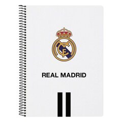 Bloknotas su spirale Safta Real Madrid C.F. A5 kaina ir informacija | Kanceliarinės prekės | pigu.lt