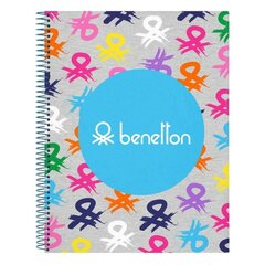Užrašų knygelė Benetton Spalvota, A4 formato kaina ir informacija | Sąsiuviniai ir popieriaus prekės | pigu.lt