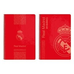 Bloknotas su spirale Safta Real Madrid C.F. A4 kaina ir informacija | Kanceliarinės prekės | pigu.lt