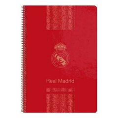 Записная книга на пружине Real Madrid C.F. 511957066 Красный A4 цена и информация | Канцелярские товары | pigu.lt