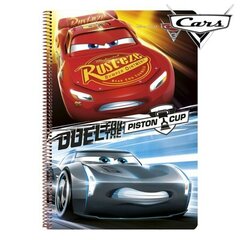 Записная книга на пружине Cars 511709066 A4 цена и информация | Канцелярские товары | pigu.lt