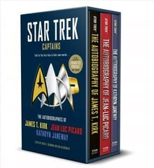 Star Trek Captains - The Autobiographies: Boxed set with slipcase and character portrait art of Kirk, Picard and Janeway a utobiographies kaina ir informacija | Knygos apie meną | pigu.lt