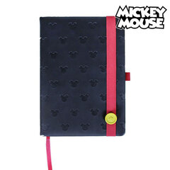 Užrašų knygutė Mickey Mouse, A5, juoda kaina ir informacija | Sąsiuviniai ir popieriaus prekės | pigu.lt