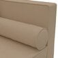 Poilsio sofa su pagalvėmis, kapučino spalva цена и информация | Sofos | pigu.lt