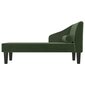 Dvivietė sofa-lova, aksomas, tamsiai žalia kaina ir informacija | Sofos | pigu.lt