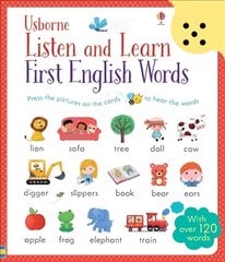Listen and Learn First English Words UK kaina ir informacija | Knygos mažiesiems | pigu.lt