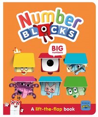 Numberblocks Big Numbers: A Lift the Flap Book цена и информация | Книги для малышей | pigu.lt