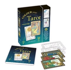 Colour Your Tarot: Includes a Full Deck of Specially Commissioned Tarot Cards, a Deck of Cards to Colour in and a 64-Page Illustrated Book UK edition kaina ir informacija | Knygos apie sveiką gyvenseną ir mitybą | pigu.lt