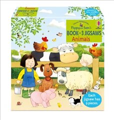 Poppy and Sam's Book and 3 Jigsaws: Animals: Poppy and Sam Animals kaina ir informacija | Knygos mažiesiems | pigu.lt