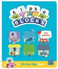 Alphablocks Fun Phonics: A Lift-the-Flap Book kaina ir informacija | Knygos mažiesiems | pigu.lt