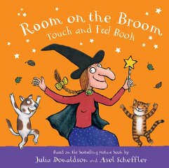 Room on the Broom Touch and Feel Book цена и информация | Книги для самых маленьких | pigu.lt