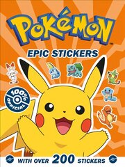 Pokemon Epic stickers цена и информация | Книги для подростков  | pigu.lt