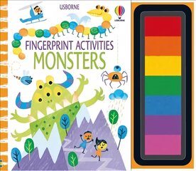 Fingerprint Activities Monsters цена и информация | Книги для самых маленьких | pigu.lt