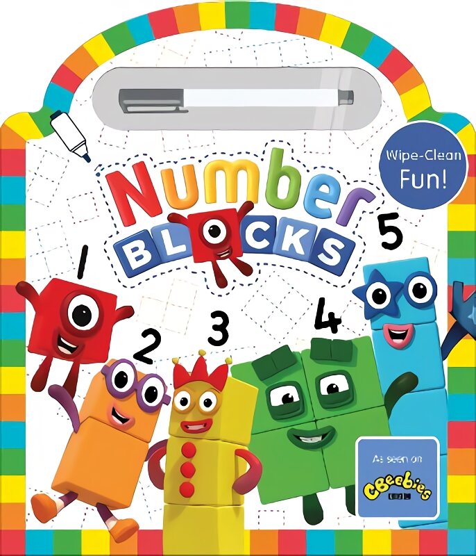 Numberblocks Wipe-Clean: 1-5 цена и информация | Knygos mažiesiems | pigu.lt