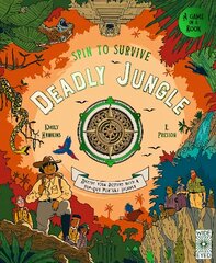 Spin to Survive: Deadly Jungle: Decide your destiny with a pop-out fortune spinner kaina ir informacija | Knygos paaugliams ir jaunimui | pigu.lt