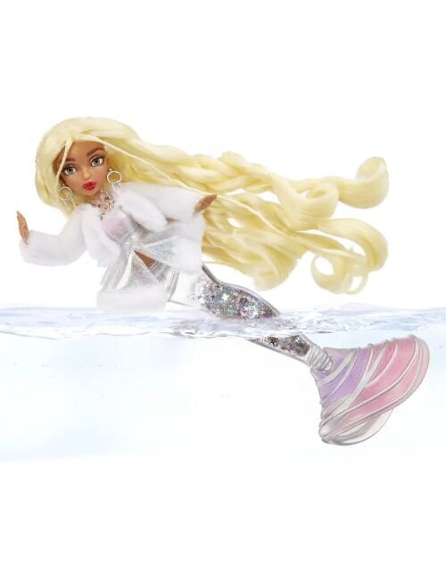 Barbė Mermaze Mermaidz Color Change Winter Waves - Gwen kaina ir informacija | Žaislai mergaitėms | pigu.lt