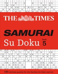 Times Samurai Su Doku 5: 100 Challenging Puzzles from the Times, Book 5 kaina ir informacija | Knygos apie sveiką gyvenseną ir mitybą | pigu.lt