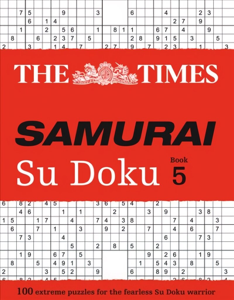 Times Samurai Su Doku 5: 100 Challenging Puzzles from the Times, Book 5 kaina ir informacija | Knygos apie sveiką gyvenseną ir mitybą | pigu.lt