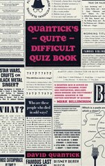 Quantick's Quite Difficult Quiz Book цена и информация | Развивающие книги | pigu.lt