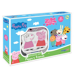 Magnetinių lipdukų rinkinys Peppa Pig, 21 vnt. kaina ir informacija | Lavinamieji žaislai | pigu.lt