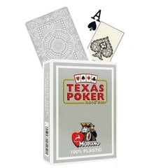 Žaidimo kortos Modiano Texas Poker Hold Em, pilkos цена и информация | Азартные игры | pigu.lt