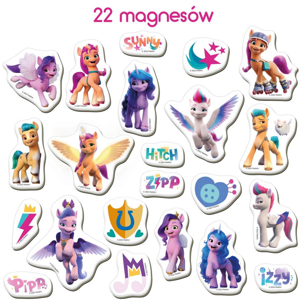 Magnetinių lipdukų rinkinys My Little Pony Friends, 22 vnt. kaina ir informacija | Lavinamieji žaislai | pigu.lt