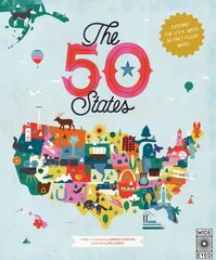 50 States: Explore the U.S.A. with 50 fact-filled maps!, Volume 1 цена и информация | Книги для подростков  | pigu.lt