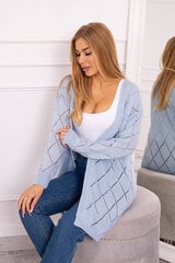 Megztinis moterims 22123, mėlynas kaina ir informacija | Megztiniai moterims | pigu.lt