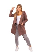 Bluzonas moterims 22133, rudas kaina ir informacija | Džemperiai moterims | pigu.lt