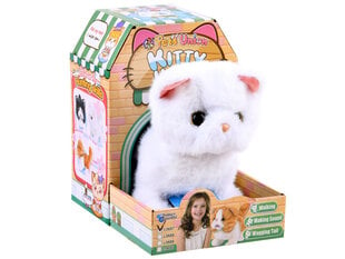 Интерактивный плюшевый котенок, белый цена и информация | Мягкие игрушки | pigu.lt