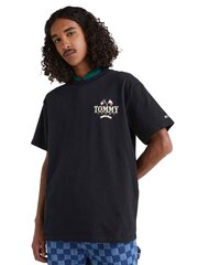 Мужская футболка Tommy Hilfiger, черная цена и информация | Футболка мужская | pigu.lt