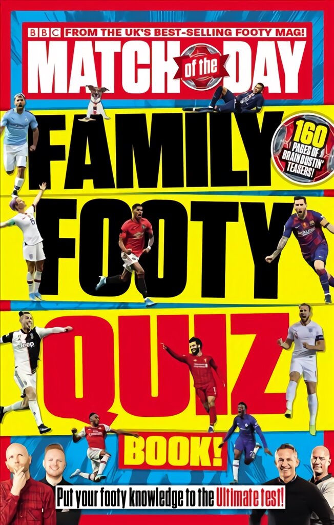 Match of the Day Family Footy Quiz Book kaina ir informacija | Knygos paaugliams ir jaunimui | pigu.lt