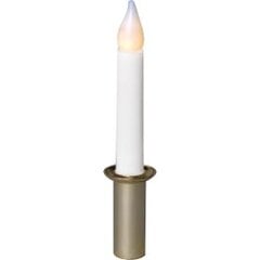 Ручная светодиодная свеча на батарейках Santa lucia 071-40, белая 0.03Вт, 3.5х17 см  цена и информация | Рождественские украшения | pigu.lt