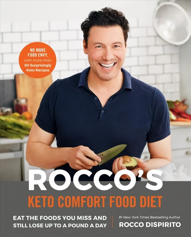 Rocco's Keto Comfort Food Diet: Eat the Foods You Miss and Still Lose Up to a Pound a Day цена и информация | Receptų knygos | pigu.lt