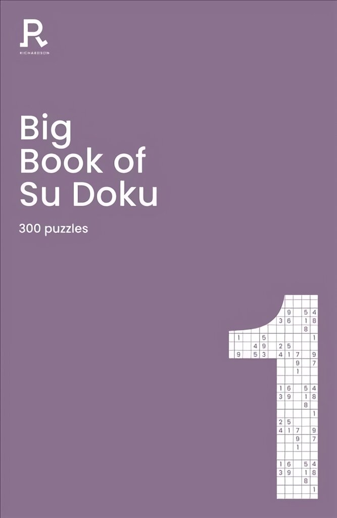 Big Book of Su Doku Book 1: a bumper sudoku book for adults containing 300 puzzles цена и информация | Knygos apie sveiką gyvenseną ir mitybą | pigu.lt