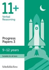 11plus Verbal Reasoning Progress Papers Book 3: KS2, Ages 9-12 2nd edition цена и информация | Книги для подростков  | pigu.lt